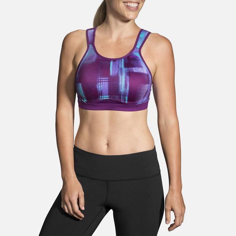 Brooks MAIA SPORTS Running Bra Womens Sale - Multicolor (EGJ397612)